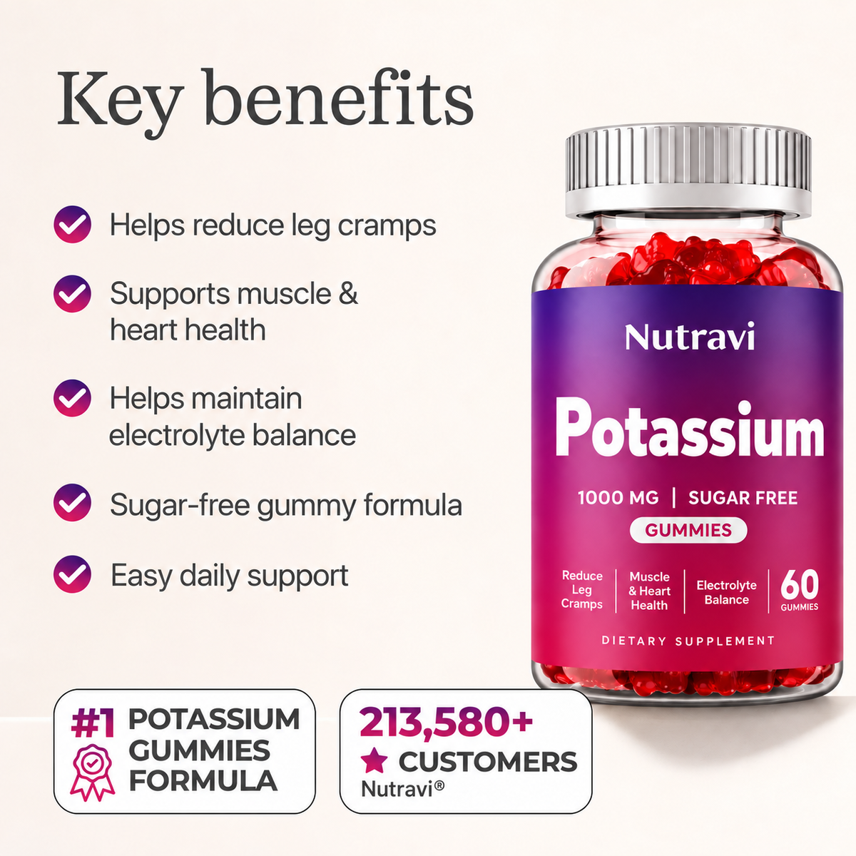 Nutravi™ Potassium Gummies